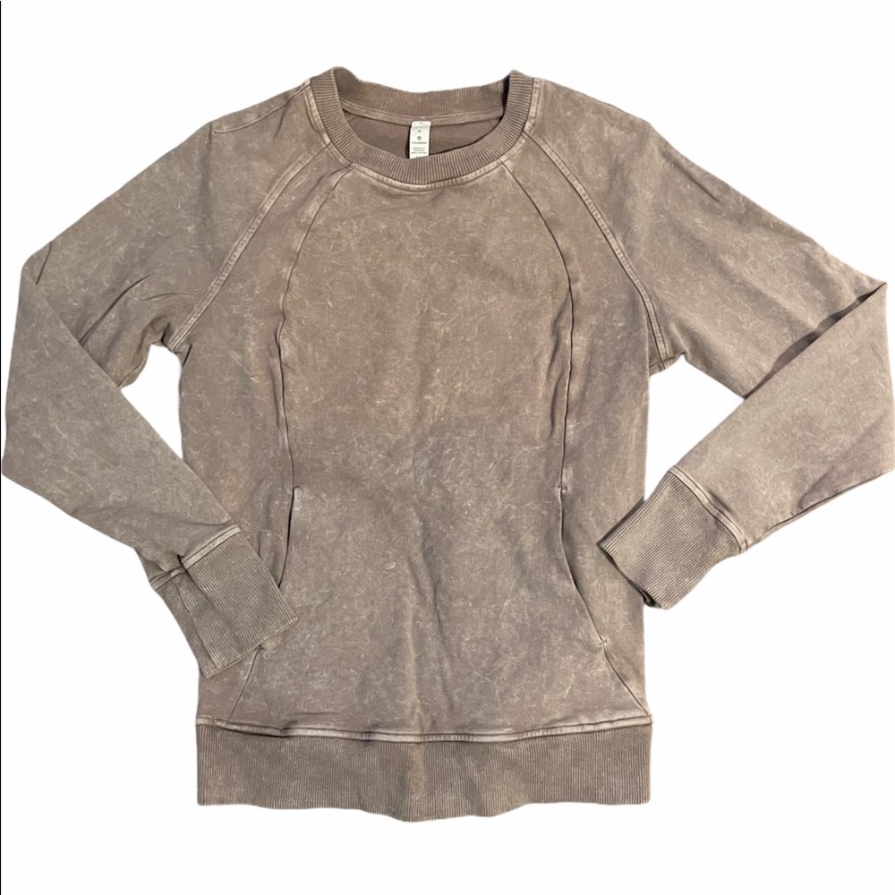 Lululemon gray stone sweatshirt